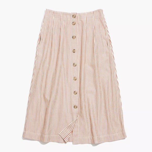 Madewell Dresses & Skirts - NWT Madewell Patio Button-Front Midi Skirt